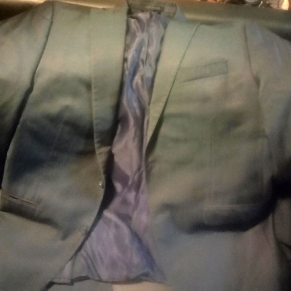 Canada Franklin tailored Wool black men's suit